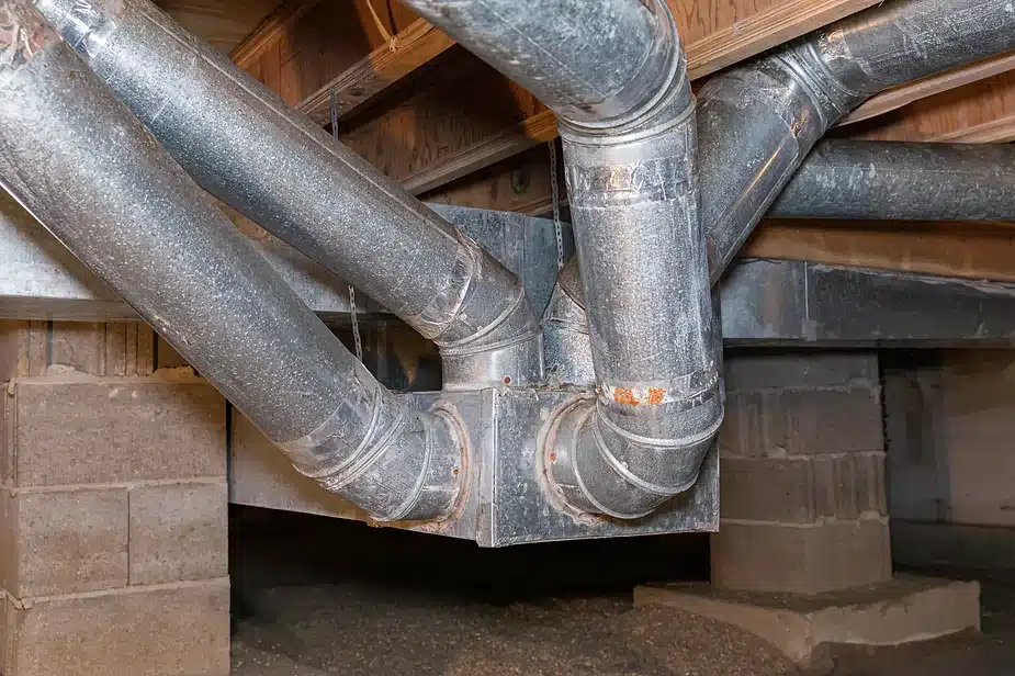 DIY HVAC Maintenance Tips - Inspect your ductwork for leaks and uninsulated sections of ducting