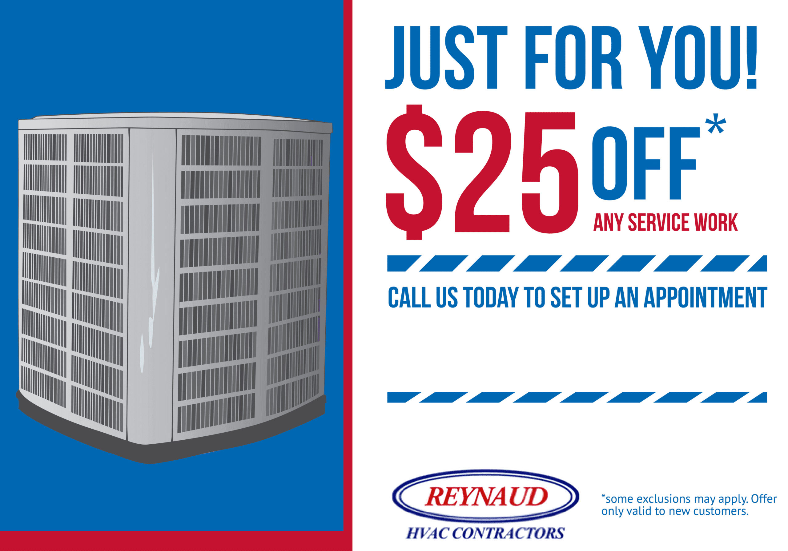 HVAC Special Offers -  off service call coupon