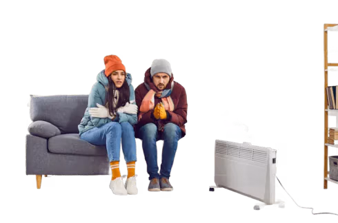 Couple-from-South Metro Atlanta, Georgia trying to stay warm